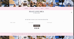 Desktop Screenshot of peaceloveshea.com